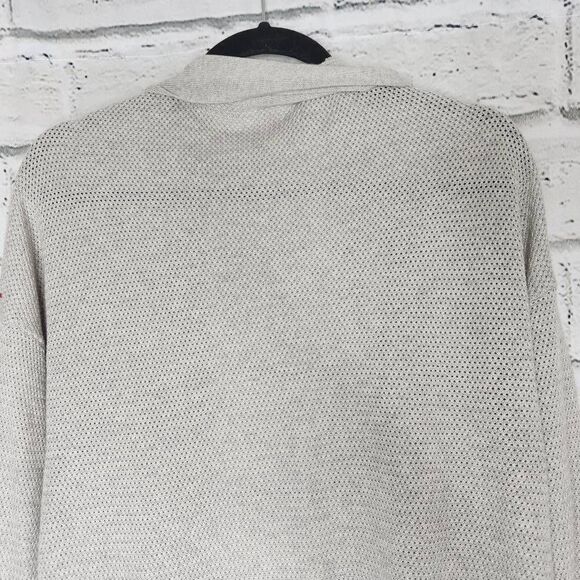 Wilfred Aritzia Silk Cashmere Blend Open Front Knitted Cardigan Gray Size Small - Picture 8 of 11